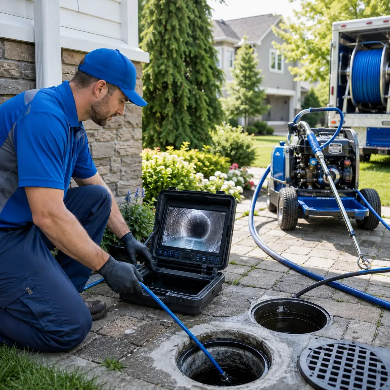 Outdoor drain cleaning professionals serving Ellamore, WV